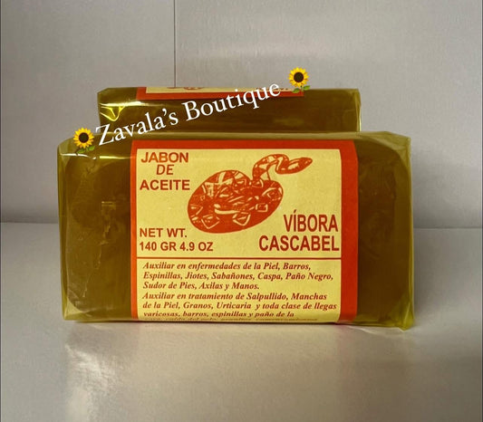 Jabon de aceite vivora de cascabel